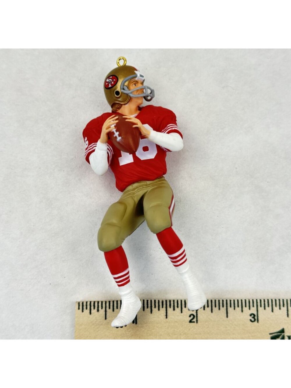 Vtg 1995 Joe Montana 49ers Hallmark Ornament 1st in Football Legends Series NEW - Picture 11 of 16